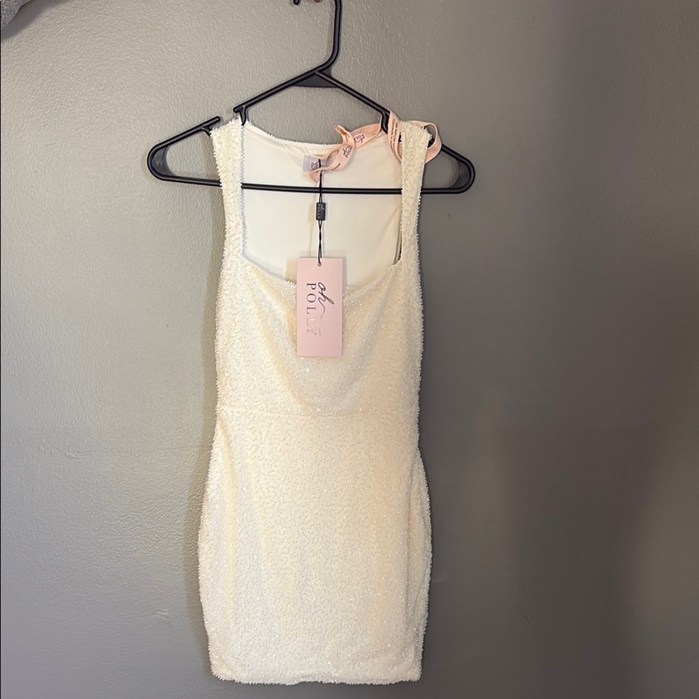 White Mini Dress by Oh Polly